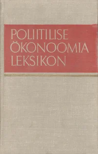 Poliitilise ökonoomia leksikon
