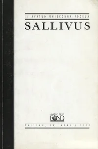 II avatud ühiskonna foorum «Sallivus»