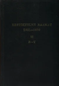 Eestikeelne raamat 1851-1900