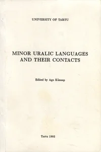 Minor Uralic languages and their contacts