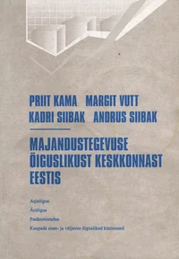 Majandustegevuse õiguslikust keskkonnast Eestis