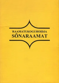 Raamatukoguhoidja sõnaraamat