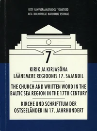 Kirik ja kirjasõna Läänemere regioonis 17. sajandil