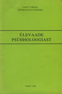 Ülevaade psühholoogiast