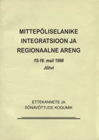 Mittepõliselanike integratsioon ja regionaalne areng