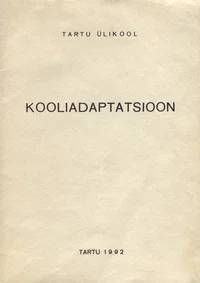 Kooliadaptatsioon