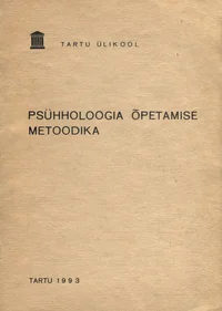Psühholoogia õpetamise metoodika
