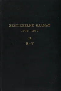 Eestikeelne raamat 1901-1917