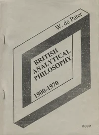 British analytical philosophy 1900-1970