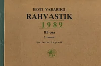 Eesti Vabariigi rahvastik. Population of Estonia
