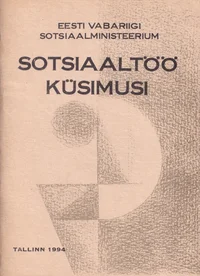 Sotsiaaltöö küsimusi