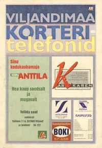 Viljandimaa korteritelefonid