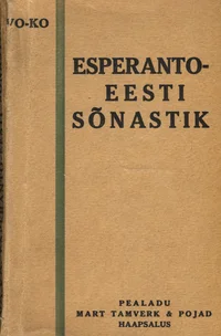 Esperanto-eesti sõnastik