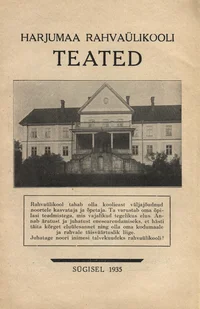Harjumaa Rahvaülikooli teated