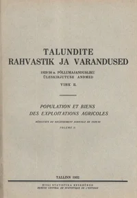 Talundite rahvastik ja varandused