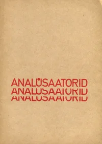 Analüsaatorid