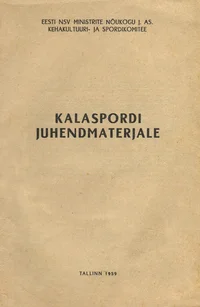 Kalaspordi juhendmaterjale