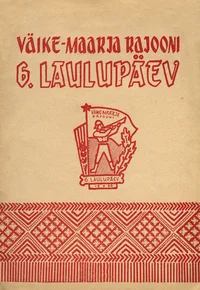 Väike-Maarja rajooni VI laulupäeva juht