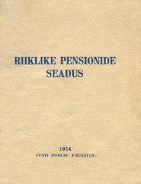 Riiklike pensionide seadus