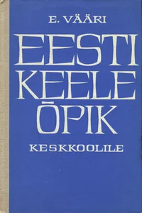 Eesti keele õpik keskkoolile