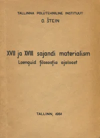 XVII ja XVIII sajandi materialism