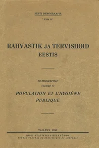 Rahvastik ja tervishoid Eestis