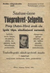 Saatuse-õnne tõeprohvet-selgetn. Peep (Astro-Hiro) avab elu igale täps. sündimisest surmani