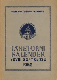 Tartu Tähetorni kalender 1952. aastaks