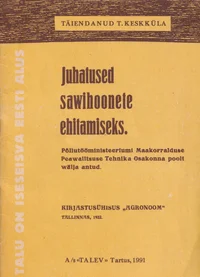 Juhatused sawihoonete ehitamiseks