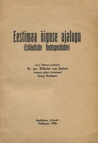 Eestimaa õiguse ajalugu