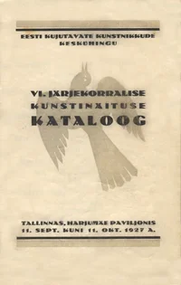 Eesti Kujutavate Kunstnikkude Keskühingu VI. järjekorralise kunstinäituse kataloog