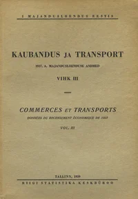 Kaubandus ja transport. Commerces et trasports