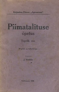 Piimatalituse õpetus