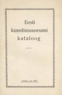 Eesti Kunstimuuseumi kataloog