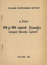 XVII ja XVIII sajandi filosoofia