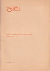Abiks majandusmatemaatika õppijaile