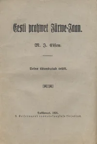Eesti prohwet Järwe-Jaan