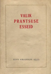 Valik prantsuse esseid