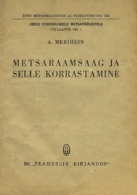 Metsaraamsaag ja selle korrastamine