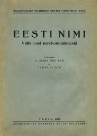 Eesti nimi