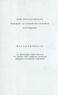 Rajaotsinguid