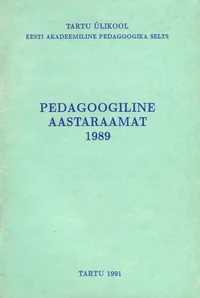 Pedagoogiline aastaraamat 1989