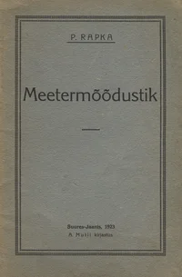 Meetermõõdustik