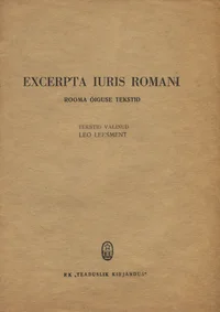 Excerpta iuris romani