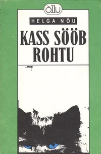 Kass sööb rohtu