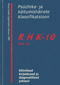 Psüühika- ja käitumishäirete klassifikatsioon RHK-10
