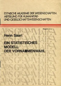 Ein statistisches Modell der Vornamenwahl