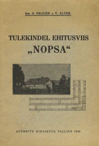 Tulekindel ehitusviis «NOPSA» 