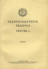 Valitsusasutiste tegevus