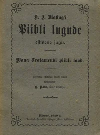 K. J. Masing'i Piibli lugude esimene jagu